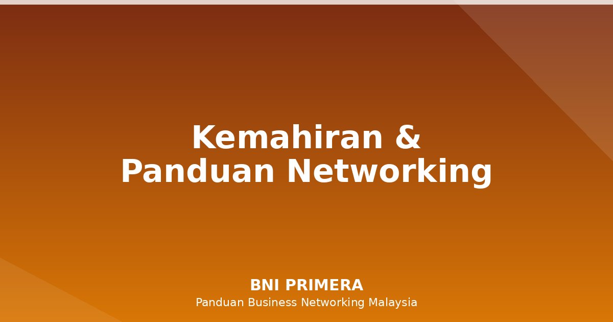 bina trust dalam networking
